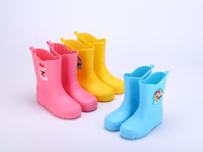 回力875卡通糖果色童雨靴